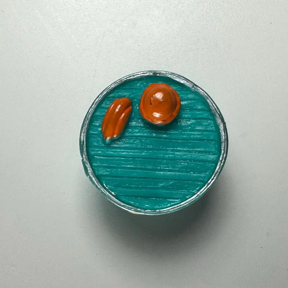 Shopkins Figurine Barb B Que BBQ Turquoise Teal Blue Green Season 5 #5-021
